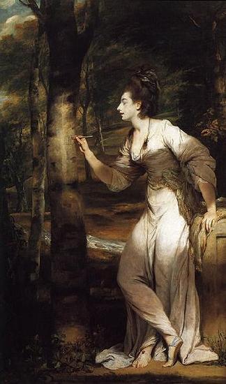 Sir Joshua Reynolds Mrs Richard Bennett Lloyd oil painting image